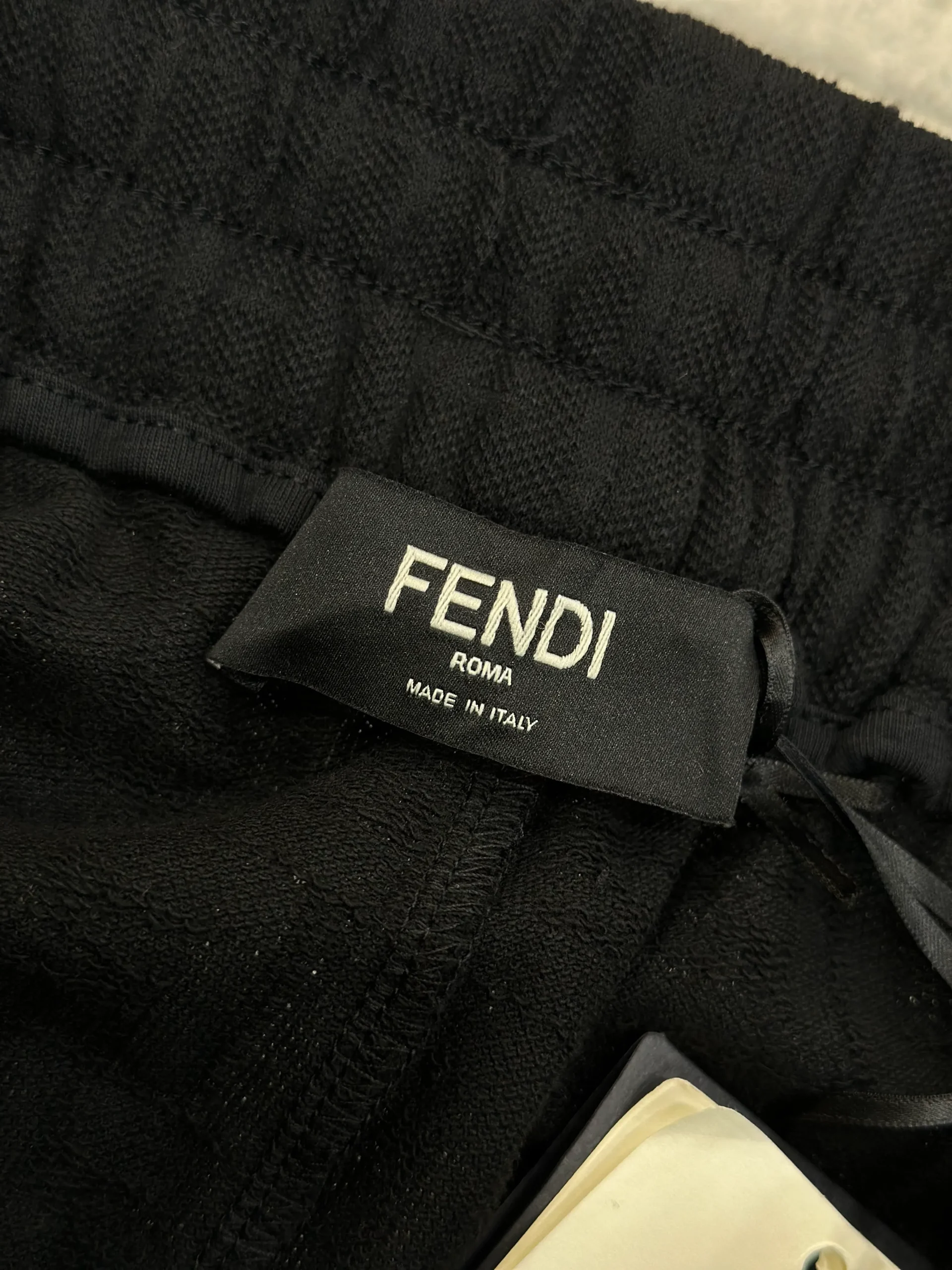 Textured Casual Shorts with Zipper Pockets - Brand Label