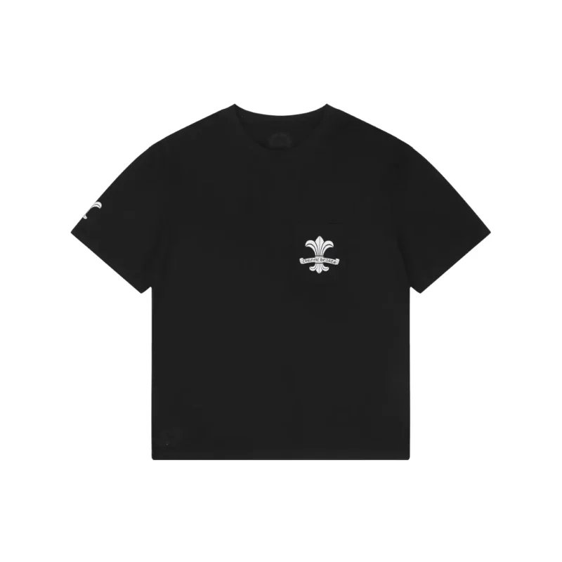 Mottled Sanskrit Iris Print T-Shirt