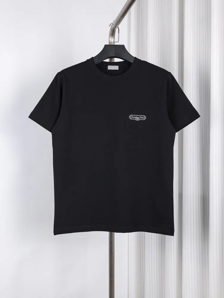 1947 Embroidered Logo Cotton T-Shirt