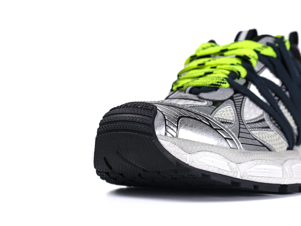 3XL Interlace Sneakers Grey NeonYellow - Front Toe