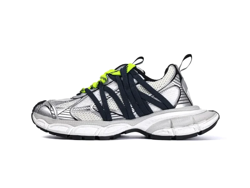 3XL Interlace Sneakers "Grey Neon/Yellow"