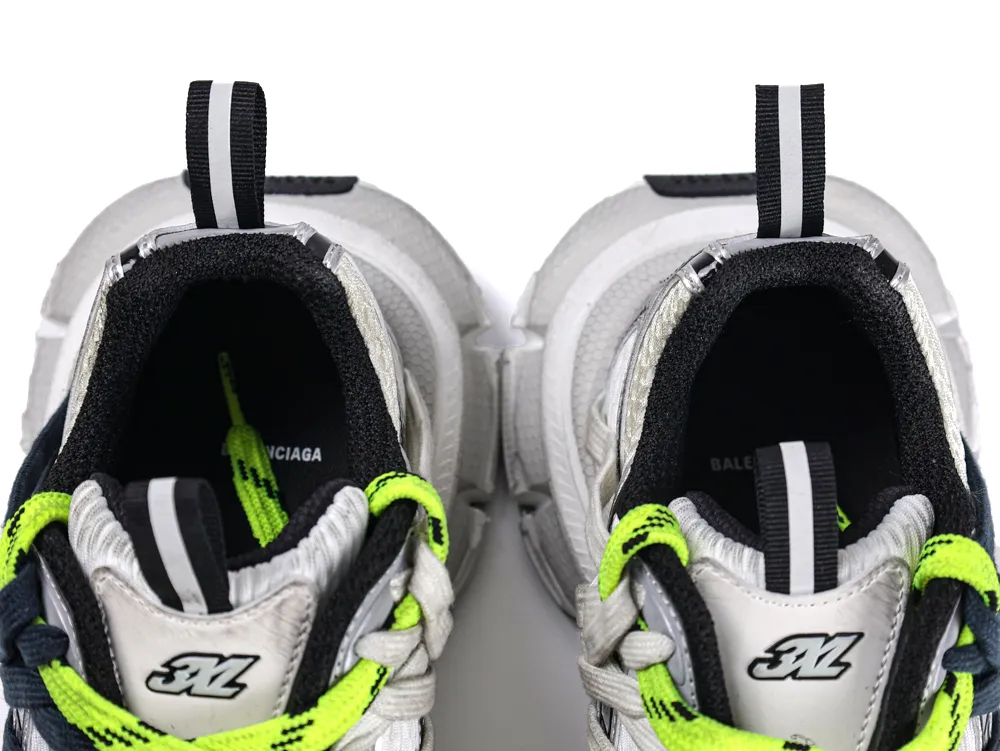 3XL Interlace Sneakers Grey NeonYellow - Mouth Details