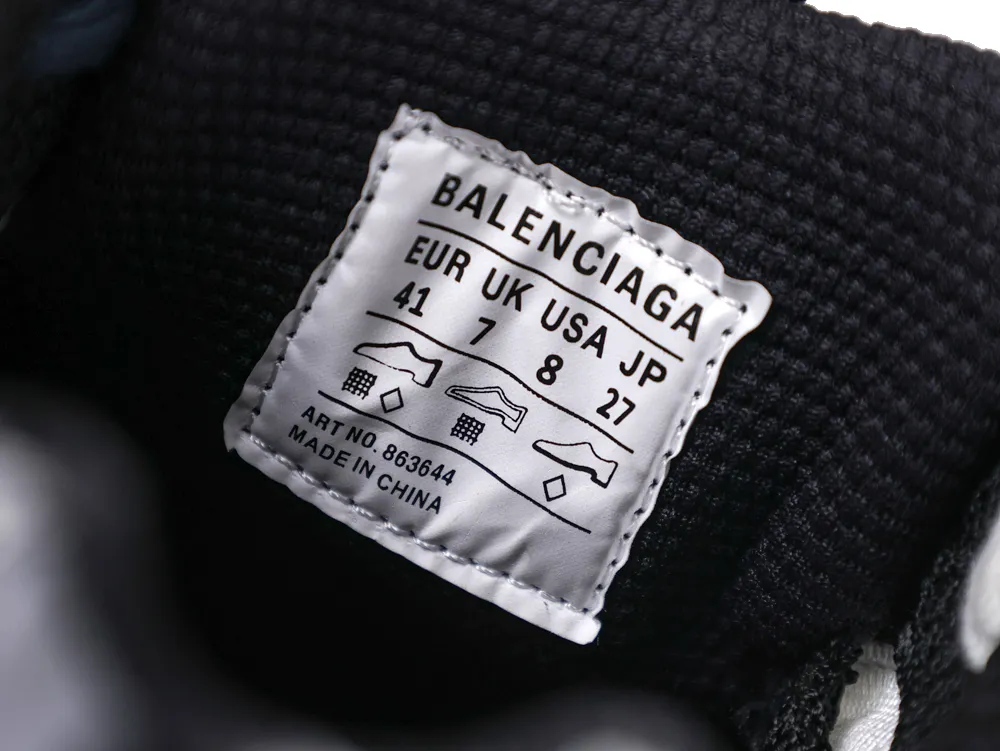 3XL Interlace Sneakers Grey NeonYellow - Size Label