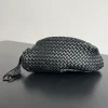 BV New Twist Clutch Bag, Black