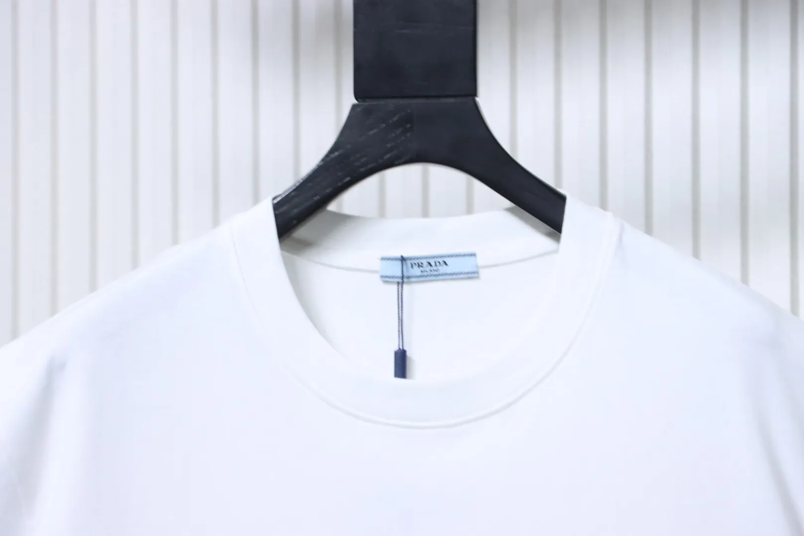 Badge Logo Embroidered Short Sleeve T-Shirt - Collar
