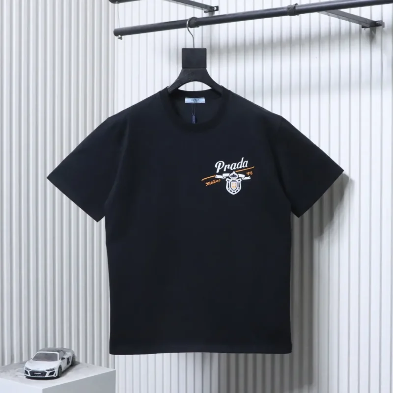 Badge Logo Embroidered Short Sleeve T-Shirt