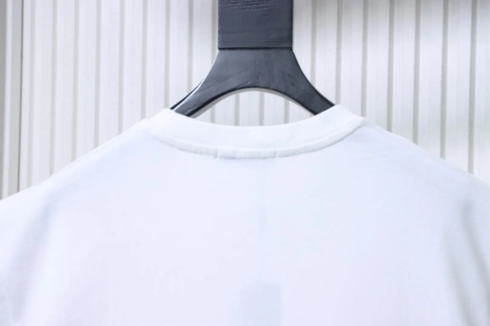 Badge Logo Embroidered Short Sleeve T-Shirt - Rear Collar