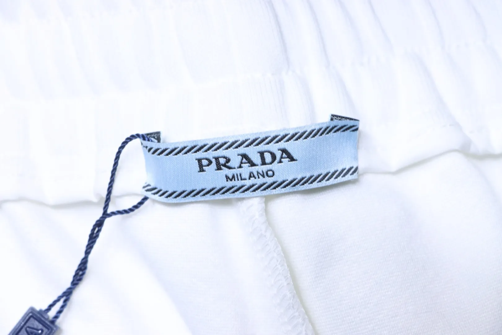 Badge and Letter Embroidered Knit Shorts - Brand Label