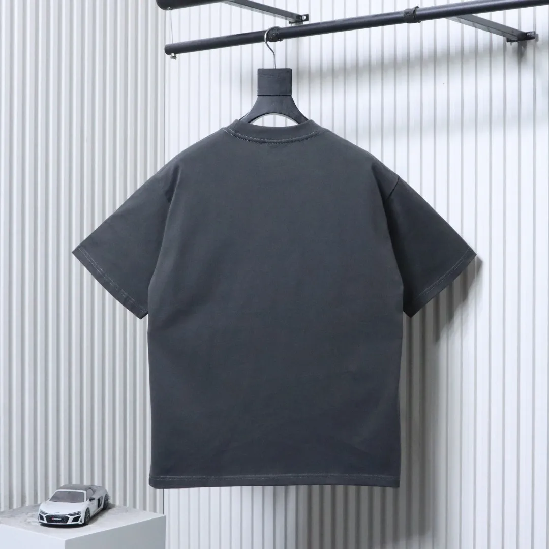 Big B Logo Print T-Shirt - Rear View