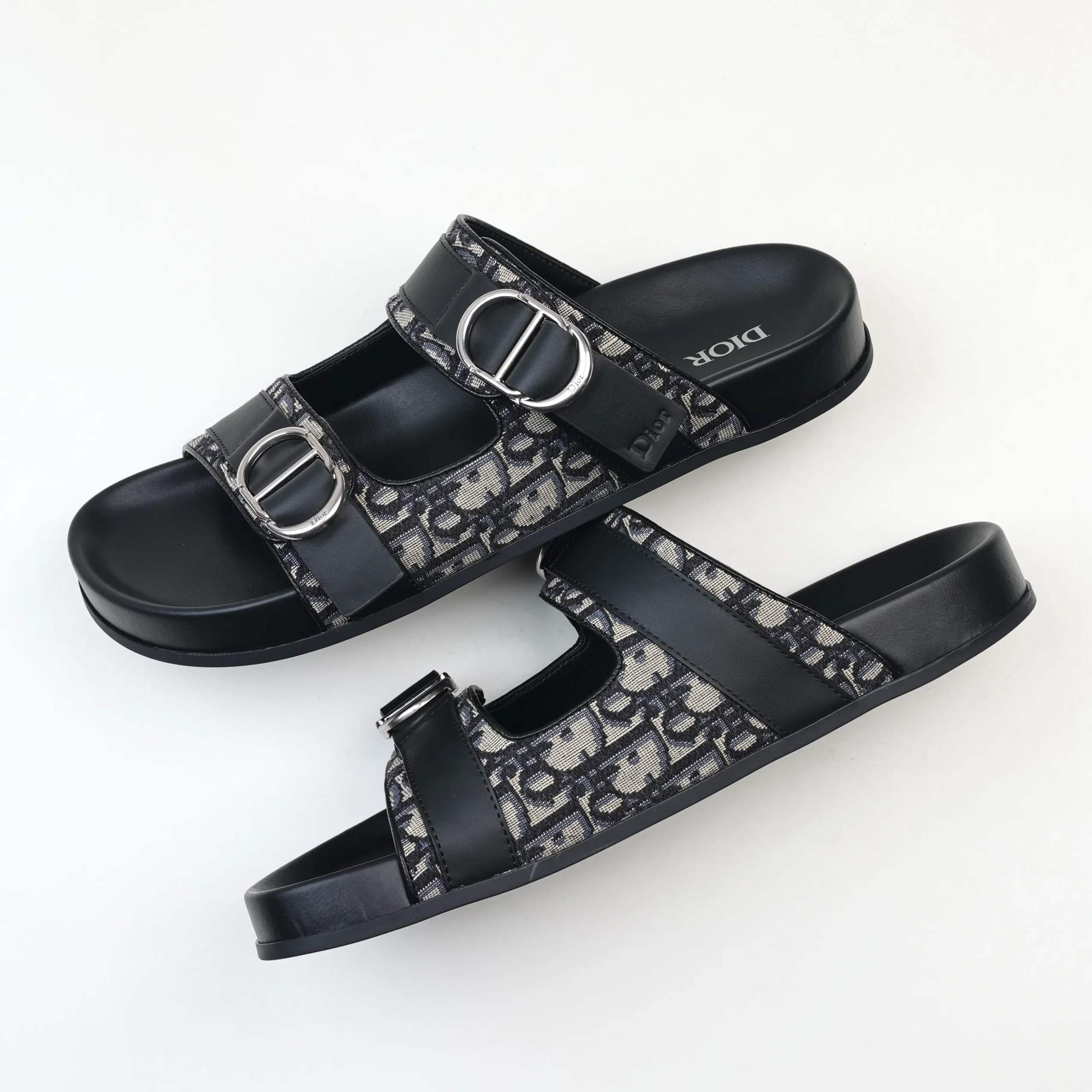CD Aqua Platform-Pantoletten mit Doppelriemen – Schwarz11