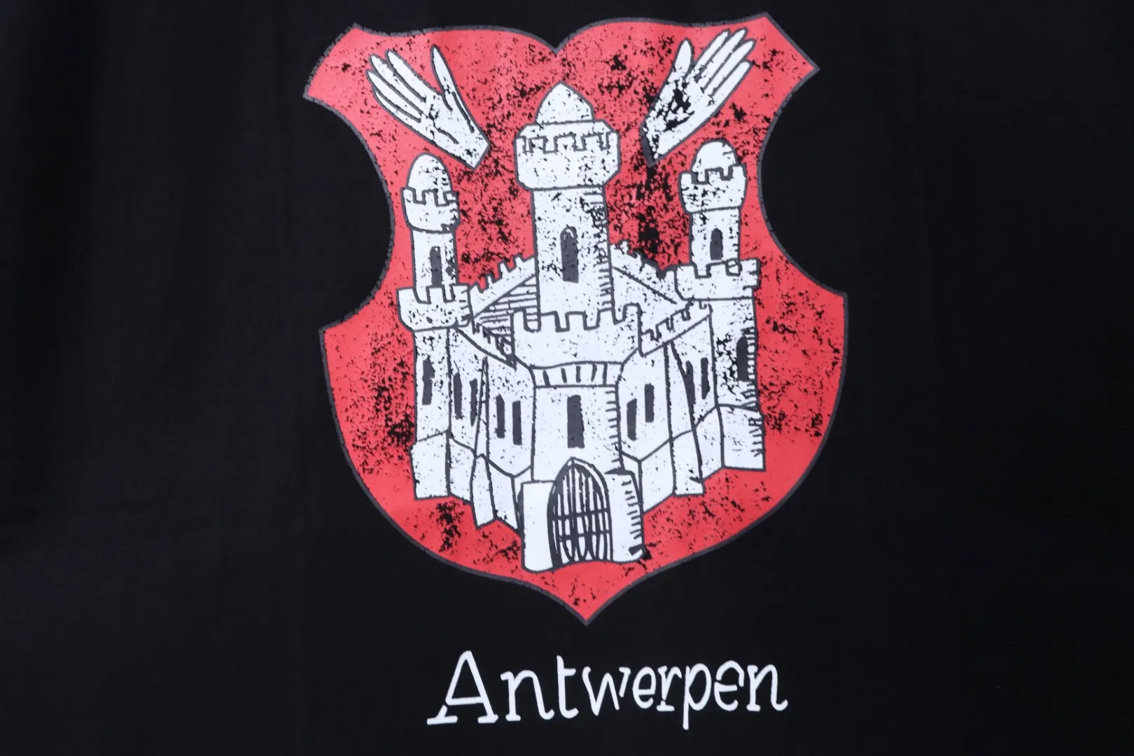 Castle Graphic Distressed T-Shirt - Brand Logo