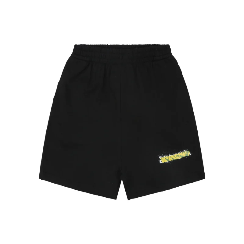 Duct Tape Logo Cotton Shorts