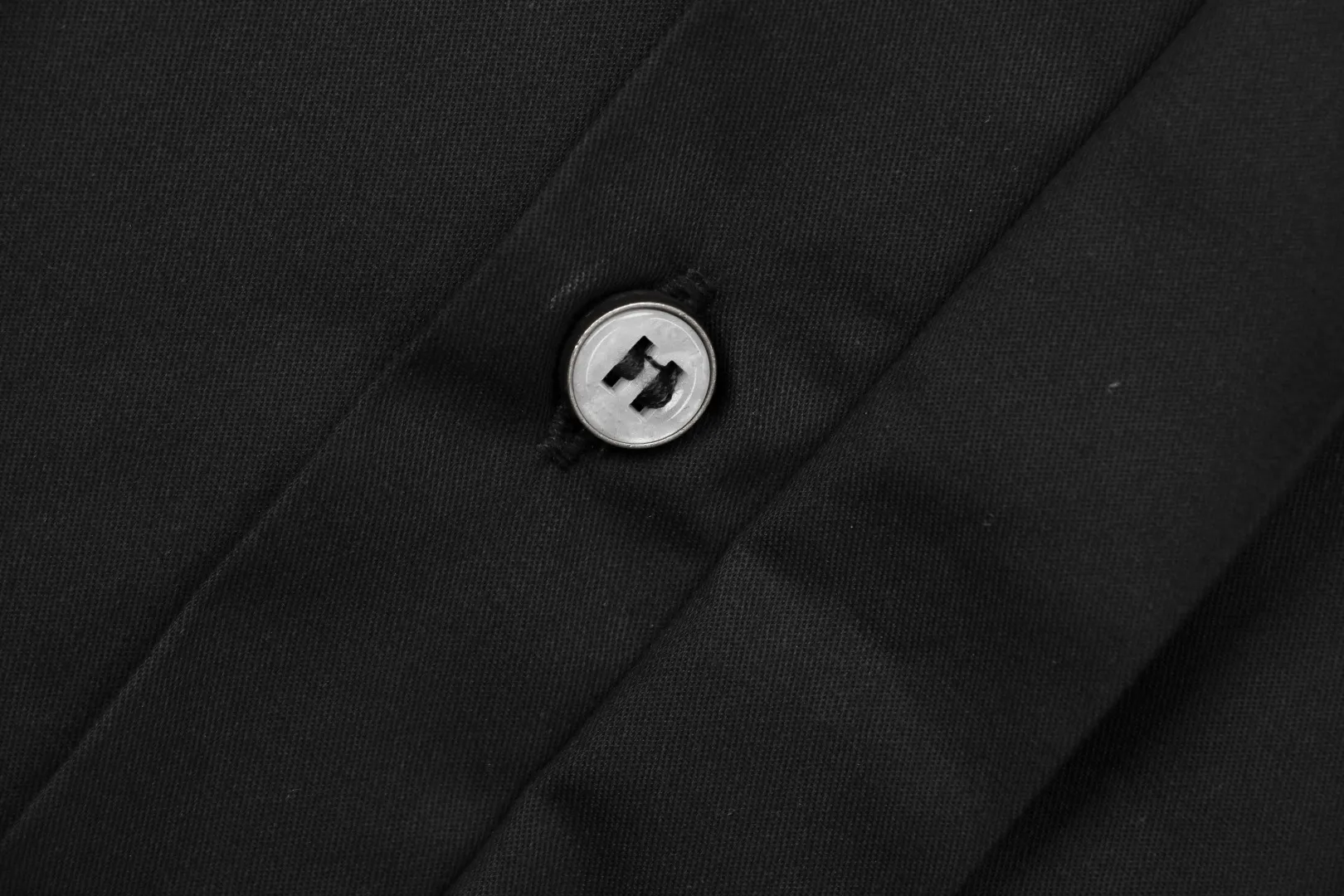Embossed Monogram Pocket T-Shirt - Button