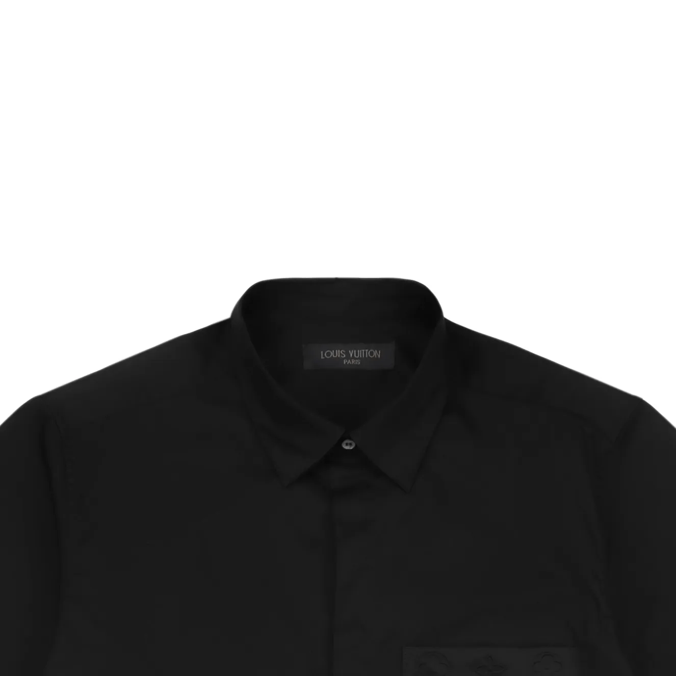 Embossed Monogram Pocket T-Shirt - Collar