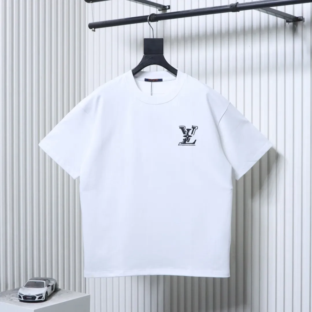 Embroidered Logo Short Sleeve T-Shirt - Front View White