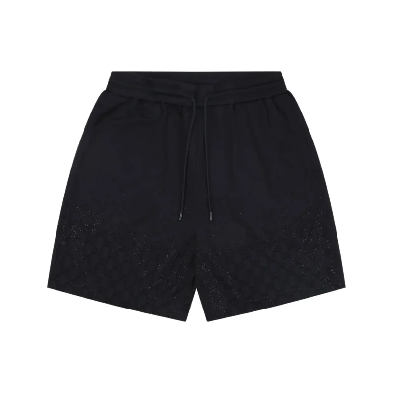Gradient Double G Rhinestone Shorts