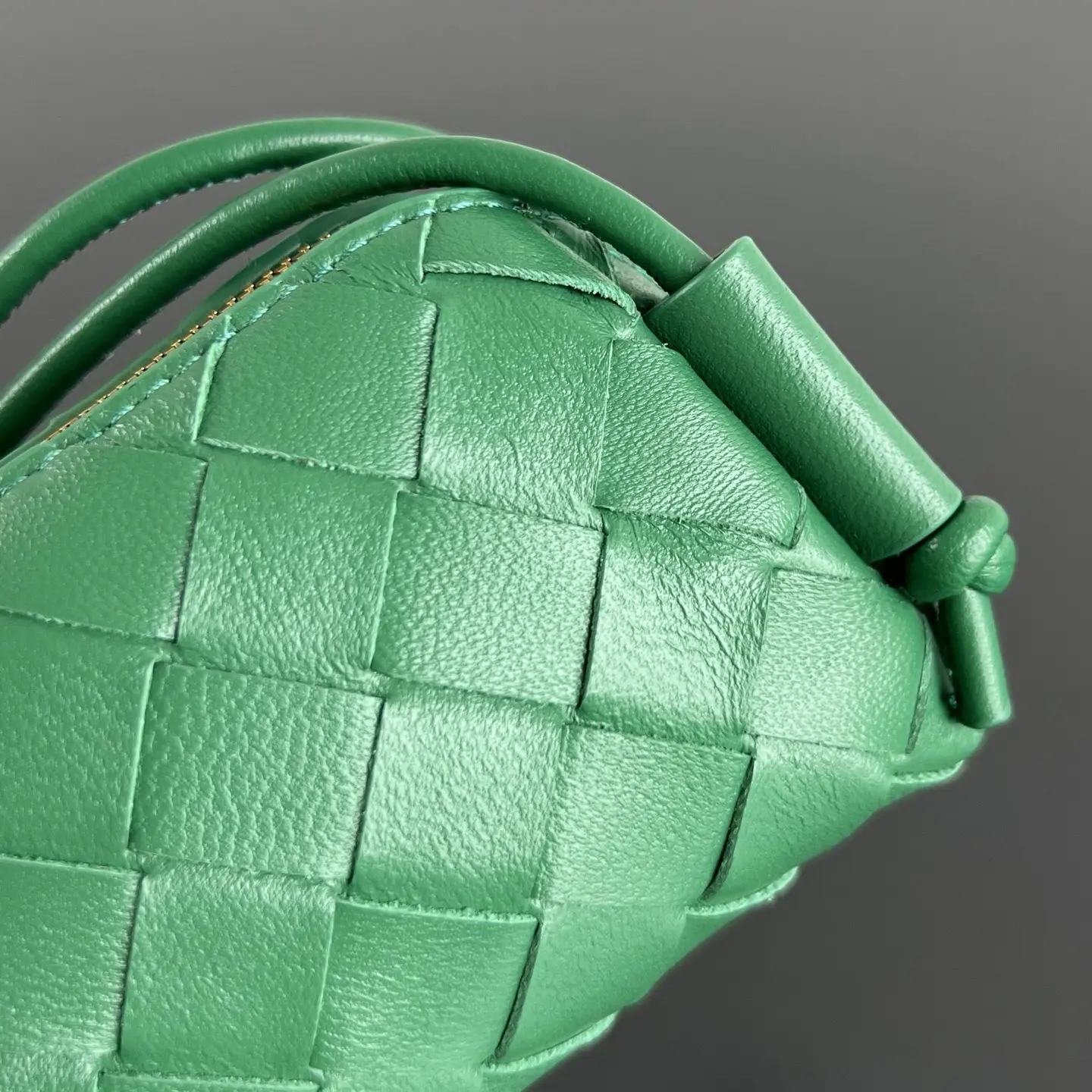 Green Ultra-Mini Dumpling Bag – Dimensions: 11.4 x 10 x 75