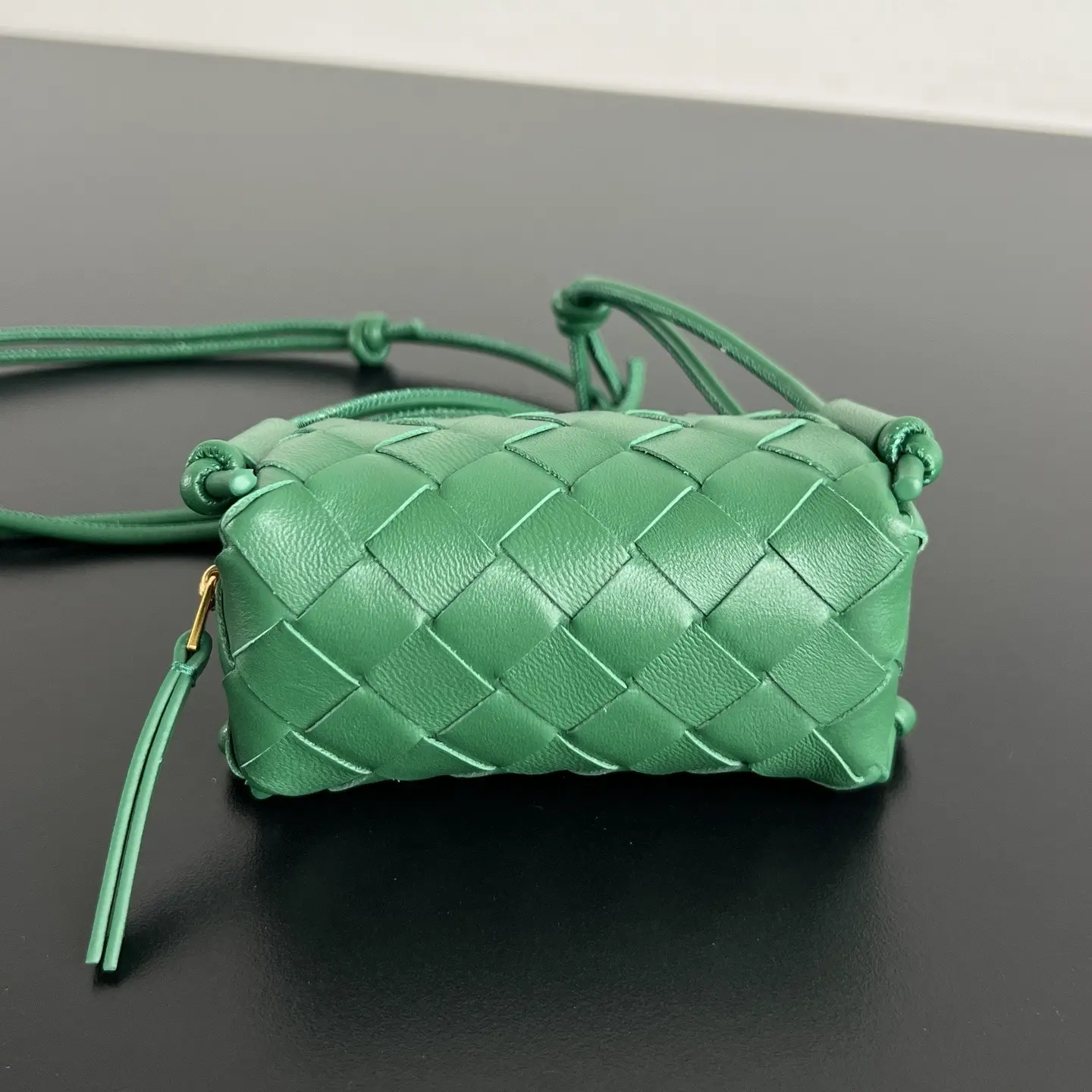 Green Ultra-Mini Dumpling Bag – Dimensions: 11.4 x 10 x 78