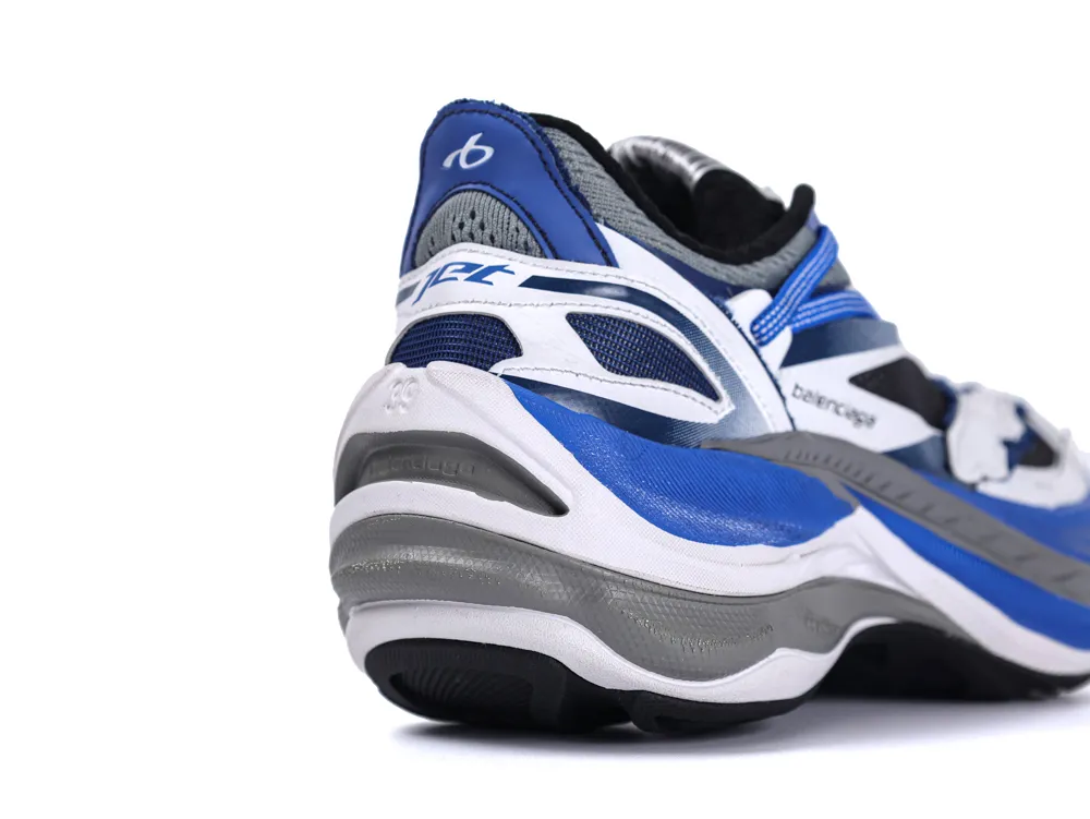 Jet Sneaker White Blue Black - Back Toe