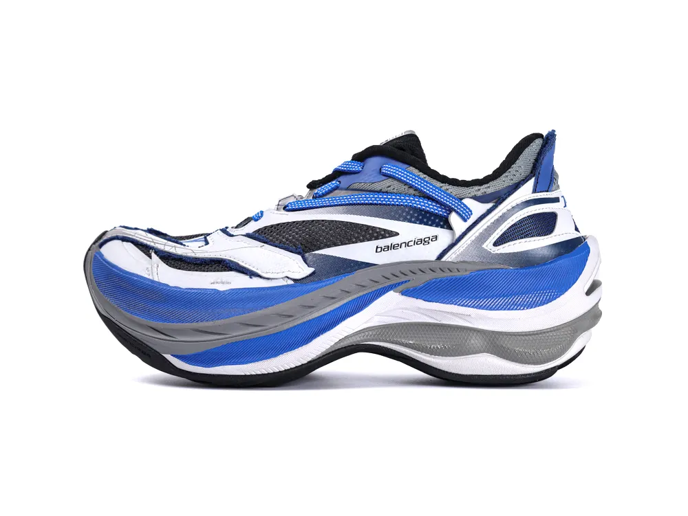 Jet Sneaker White Blue Black - Left Side