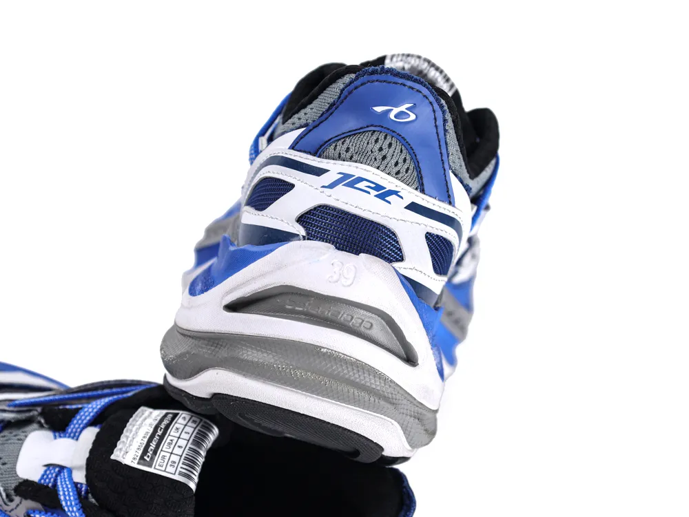 Jet Sneaker White Blue Black - Rear Heel