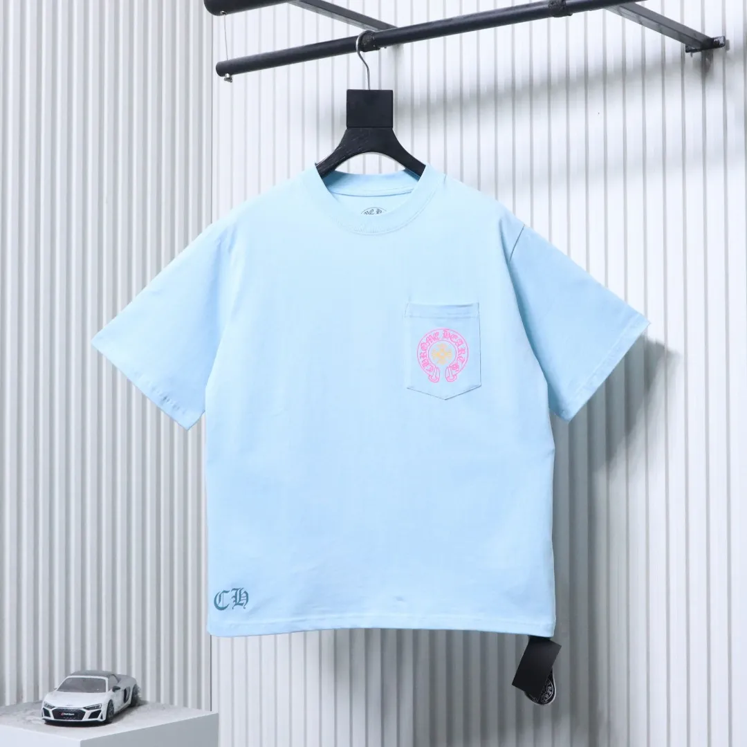 Miami Graffiti T-Shirt - Front View Light Blue