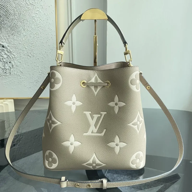 NéoNoé medium bucket bag, apricot