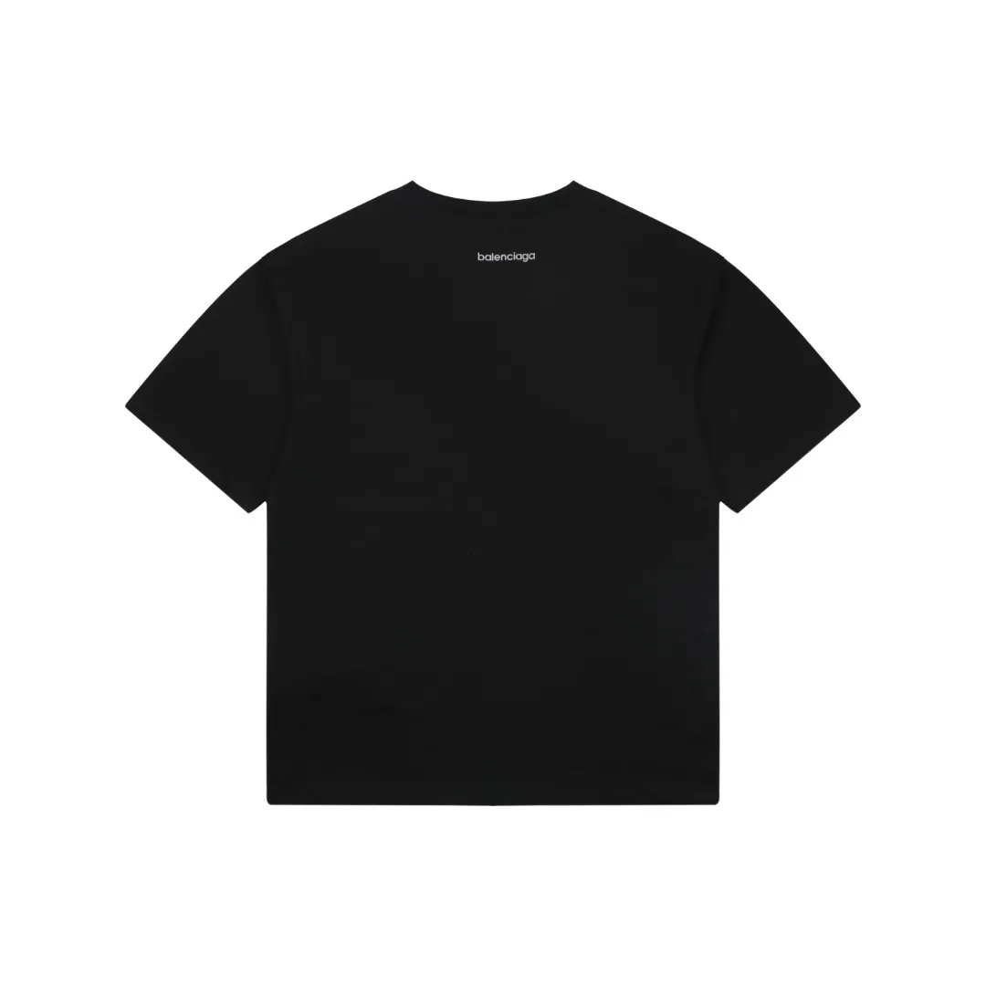 Reflective Logo Minimalist T-Shirt - Back