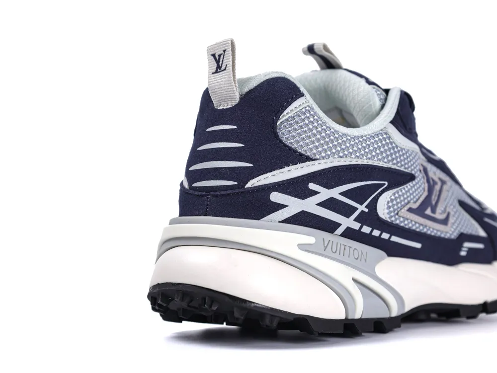 Runner Tatic Sneaker Navy Blue Grey - Back Toe