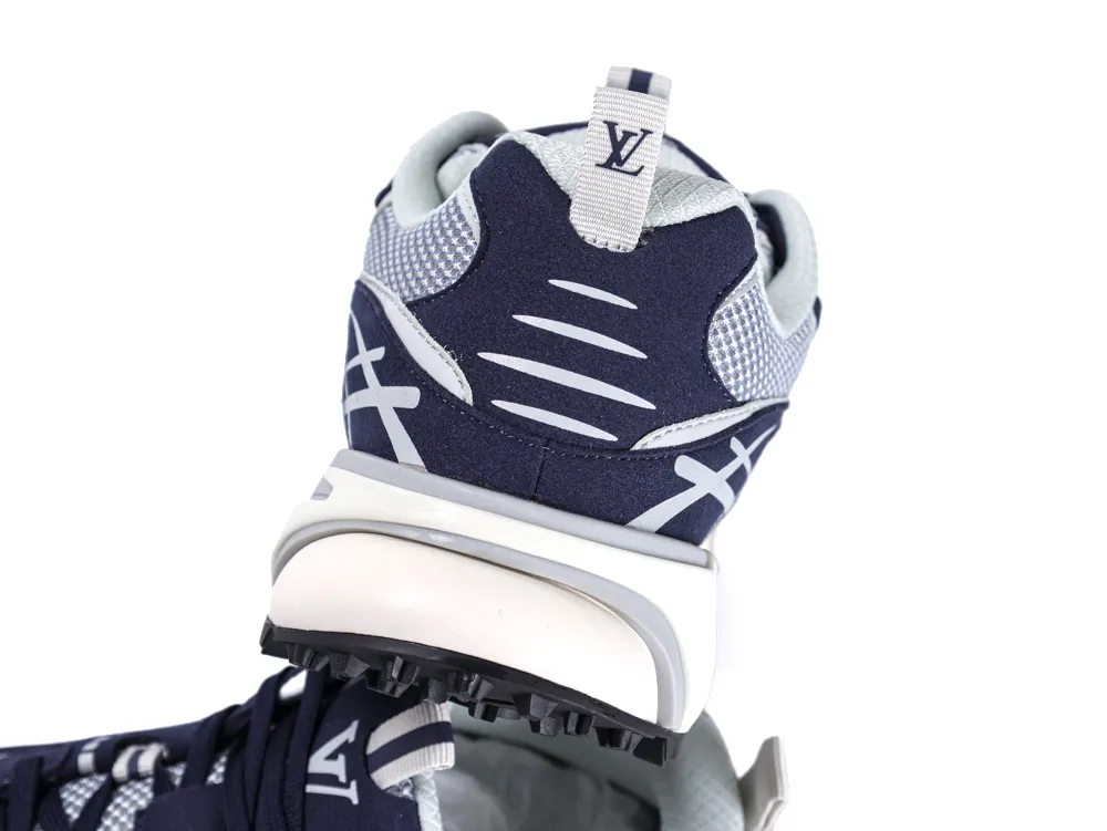 Runner Tatic Sneaker Navy Blue Grey - Rear Heel