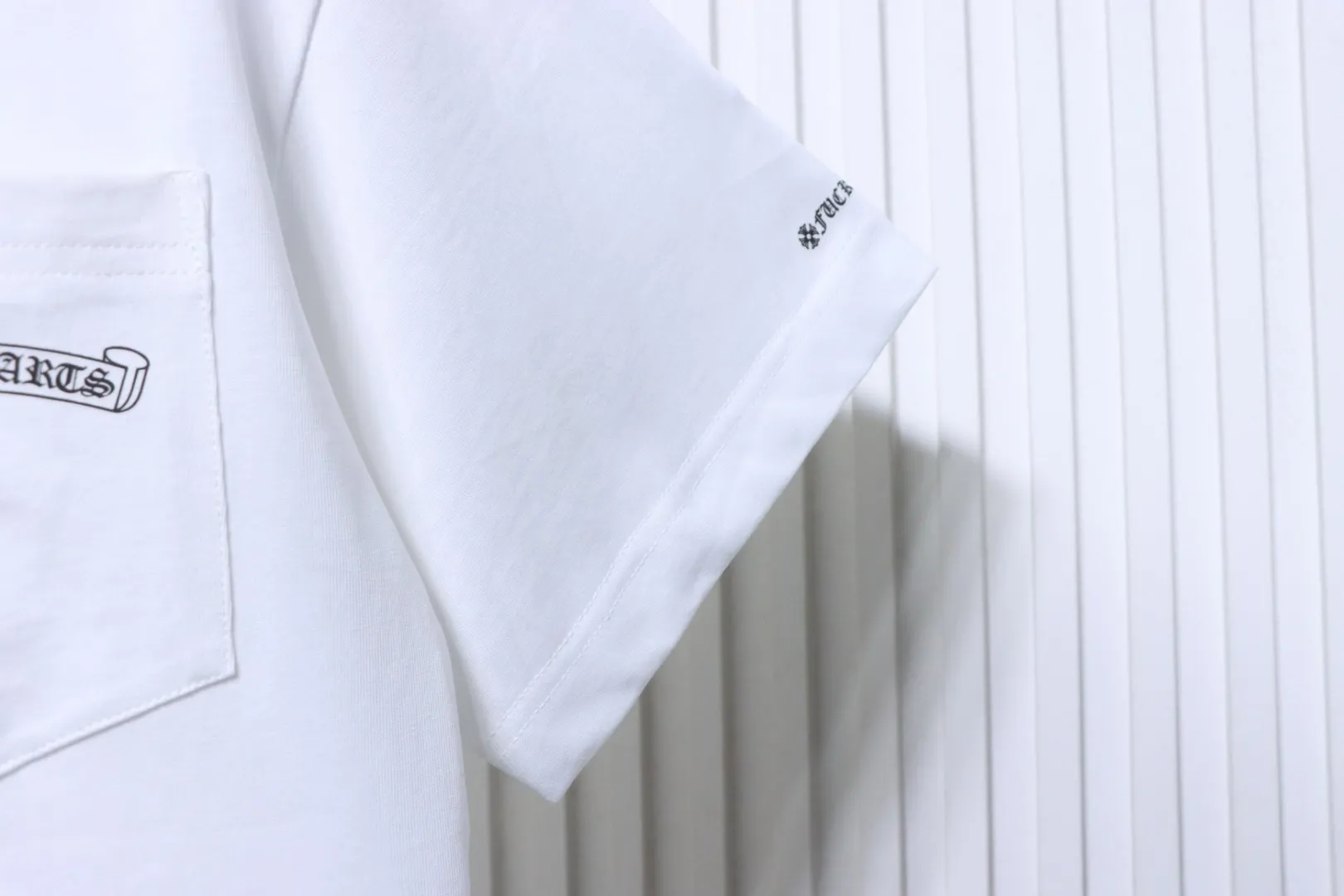 Sanskrit Pocket Logo T-Shirt - cuff
