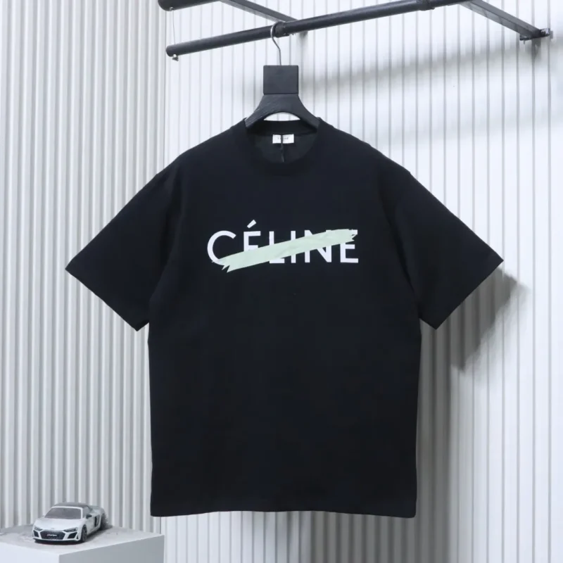 Tape Logo Print Short Sleeve T-Shirt