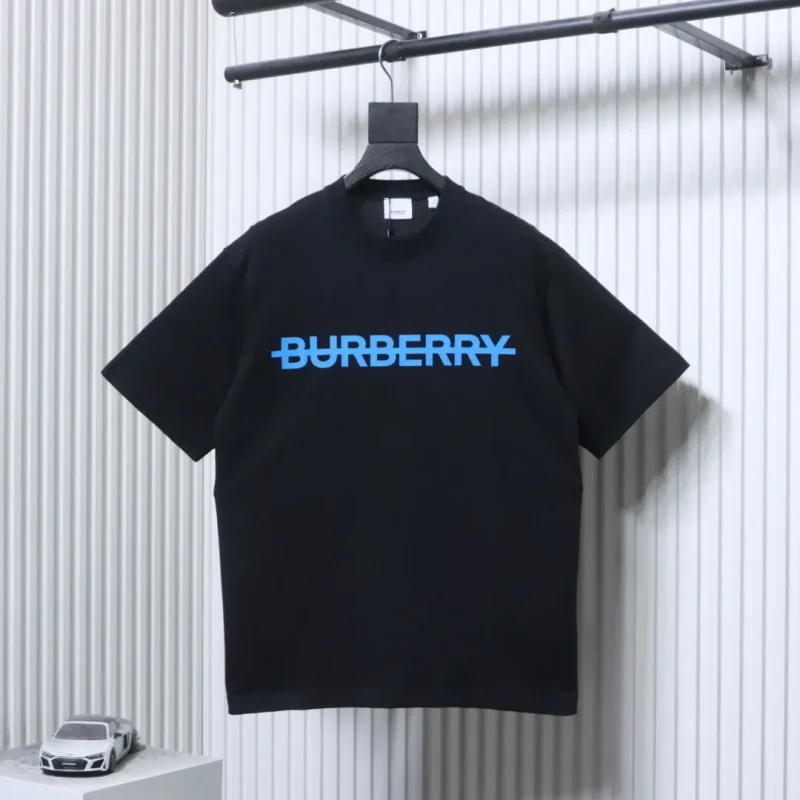 Tape Stripe Logo Print Short Sleeve T-Shirt