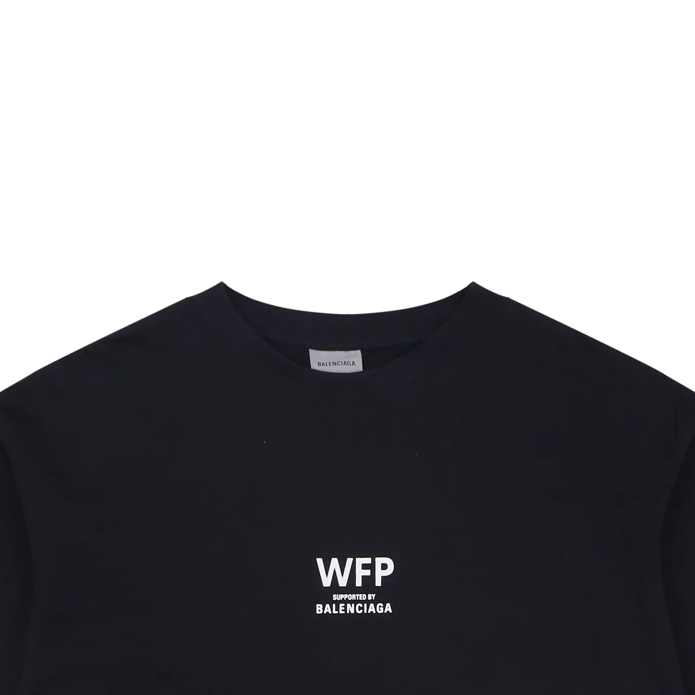 WFP Logo Oversized T-Shirt - Neckline