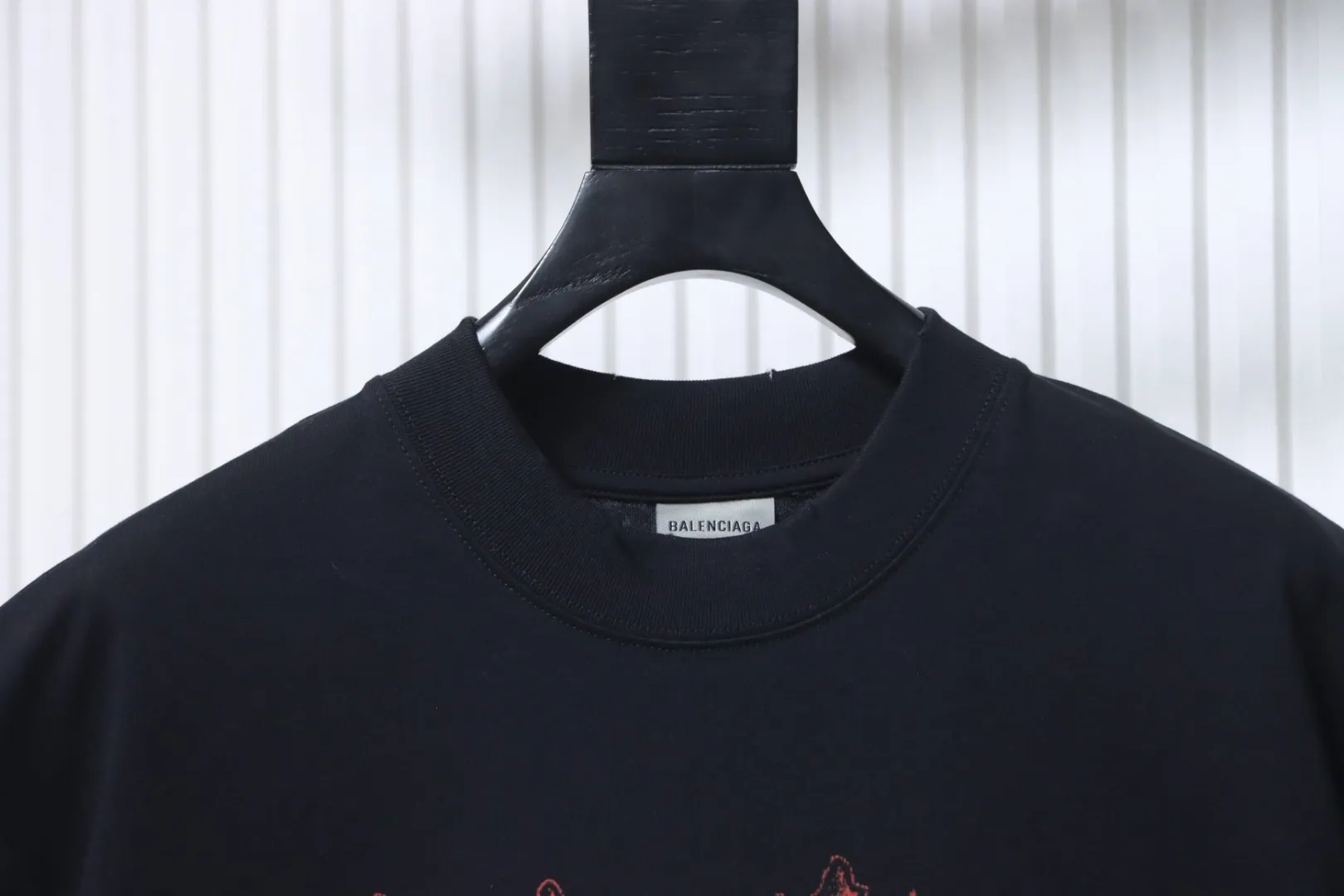 Window Light Art Print Short Sleeve T-Shirt - Collar