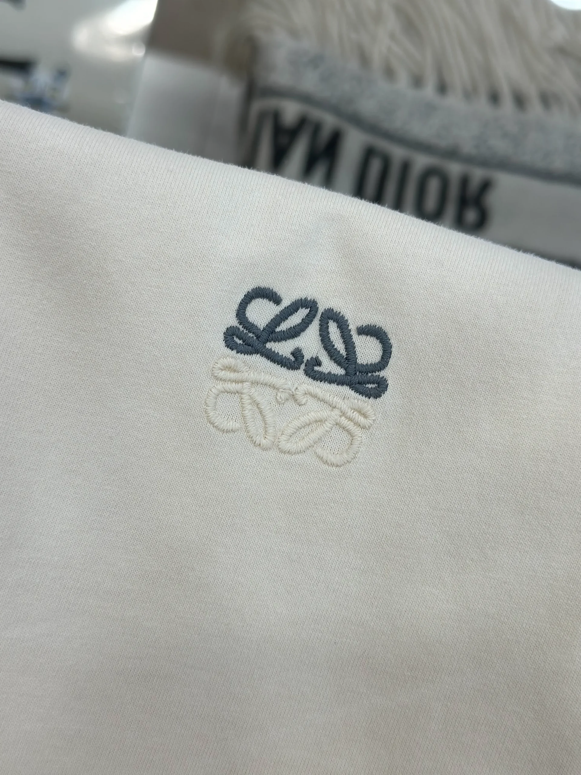 Anagram Embroidered Cotton T-Shirt - Brand Logo