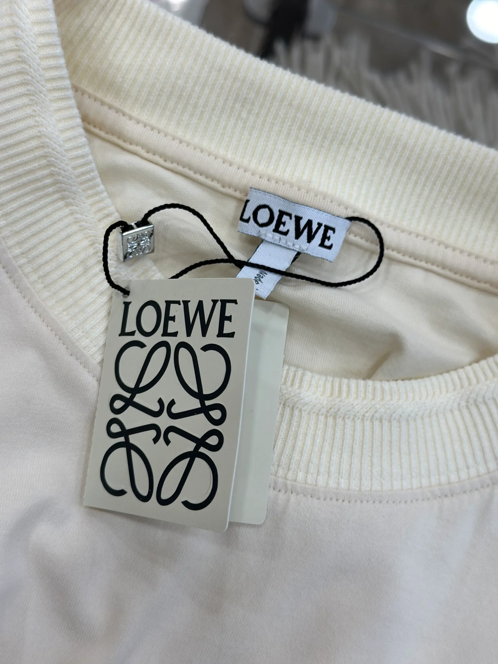 Anagram Embroidered Cotton T-Shirt - Hangtag