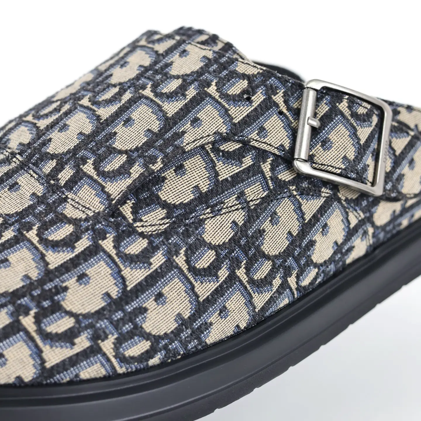 Aqua Mule Beige Schwarz Dior Oblique Jacquard5