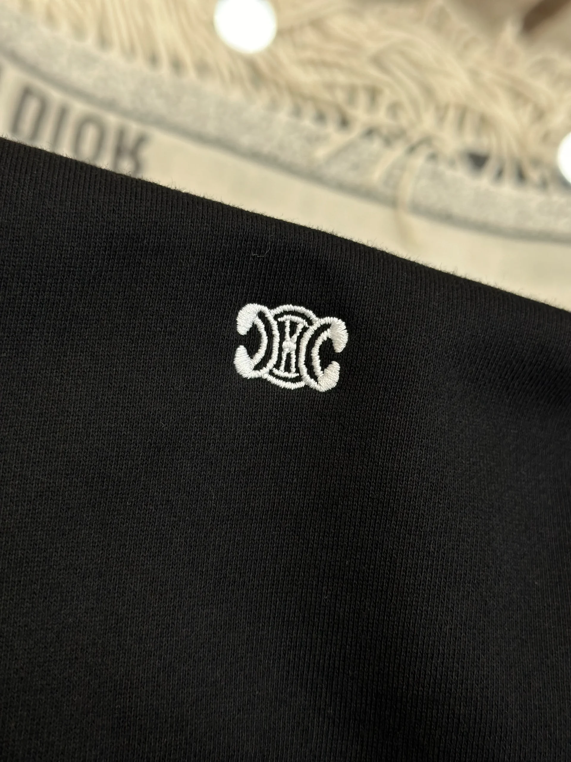 Arc de Triomphe Embroidered Hoodie - Logo
