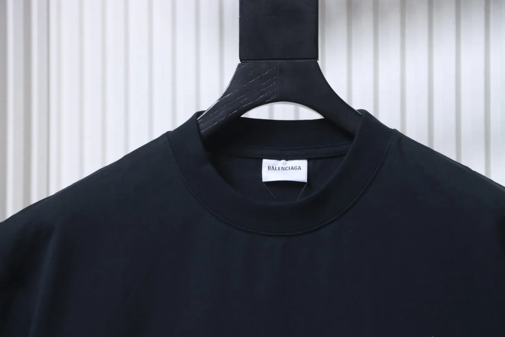 Black Coconut Jungle Resort Short Sleeve T-Shirt - Collar