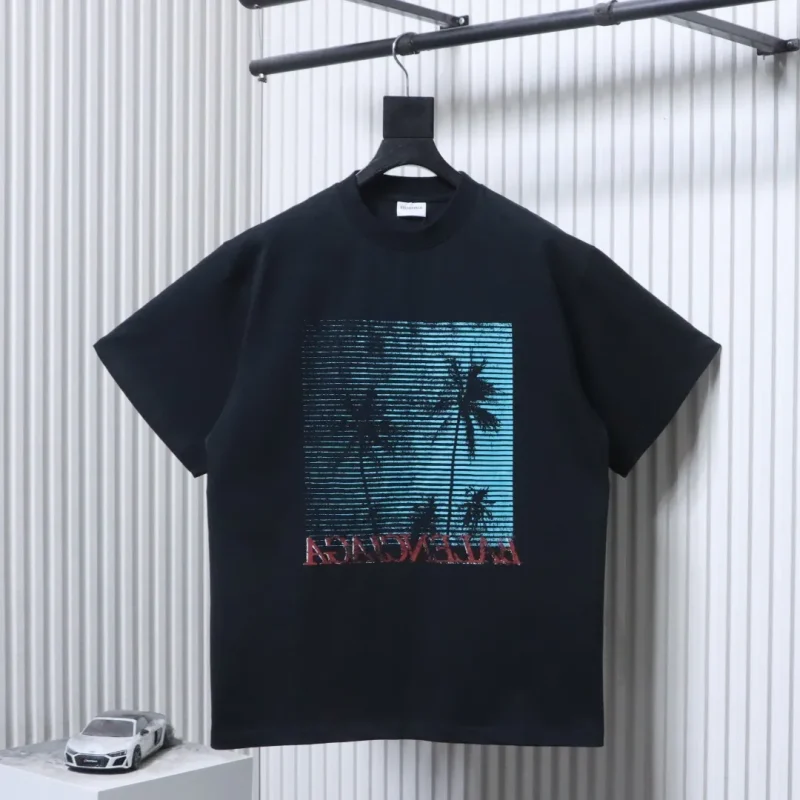 Black Coconut Jungle Resort Short Sleeve T-Shirt