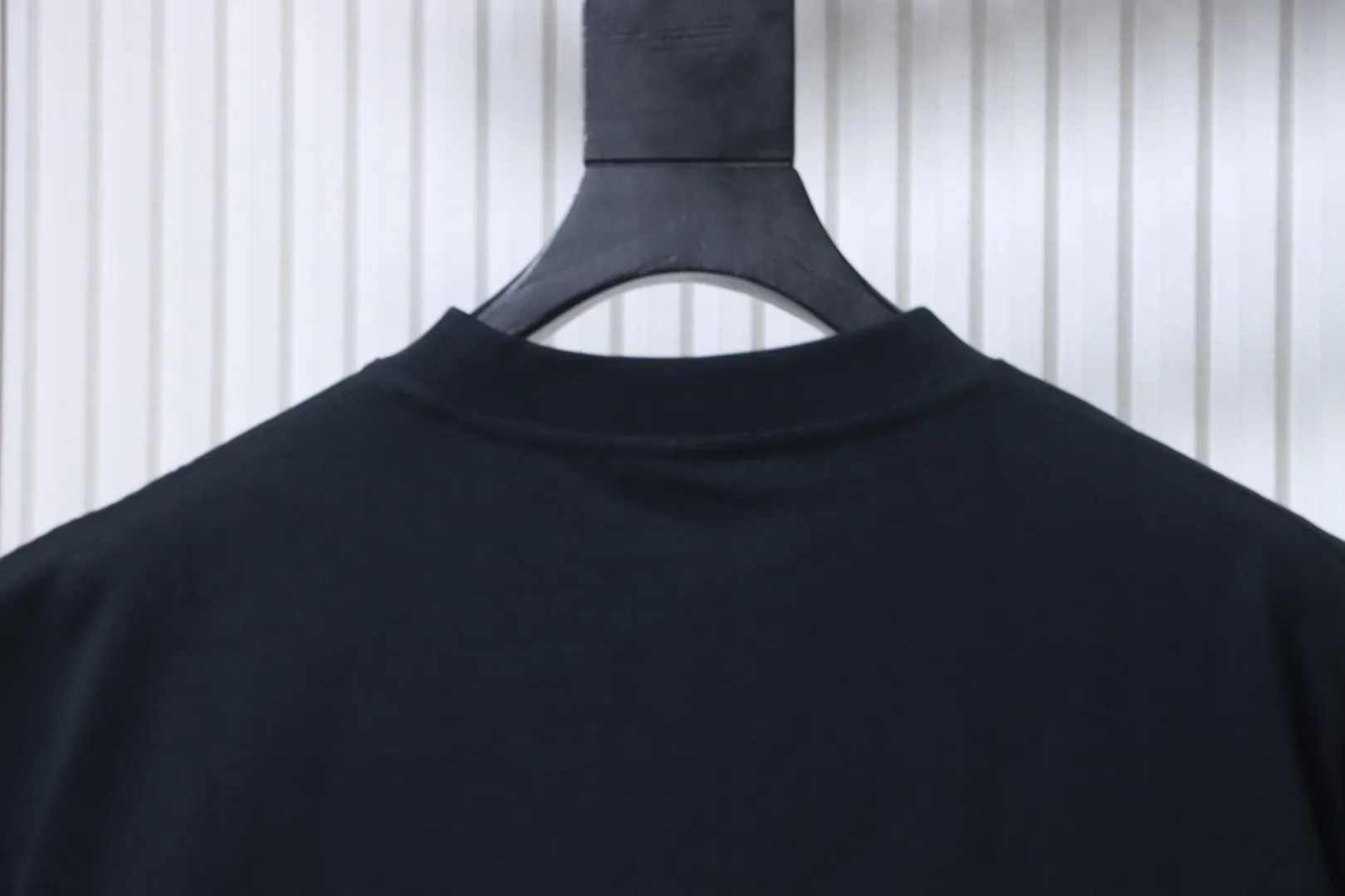 Black Coconut Jungle Resort Short Sleeve T-Shirt - Rear Collar