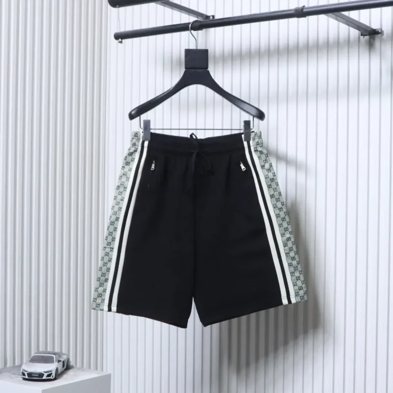 Classic Snake Print Webbing Shorts