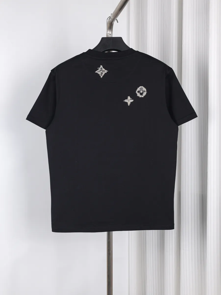 Color-Block Embroidered T-Shirt