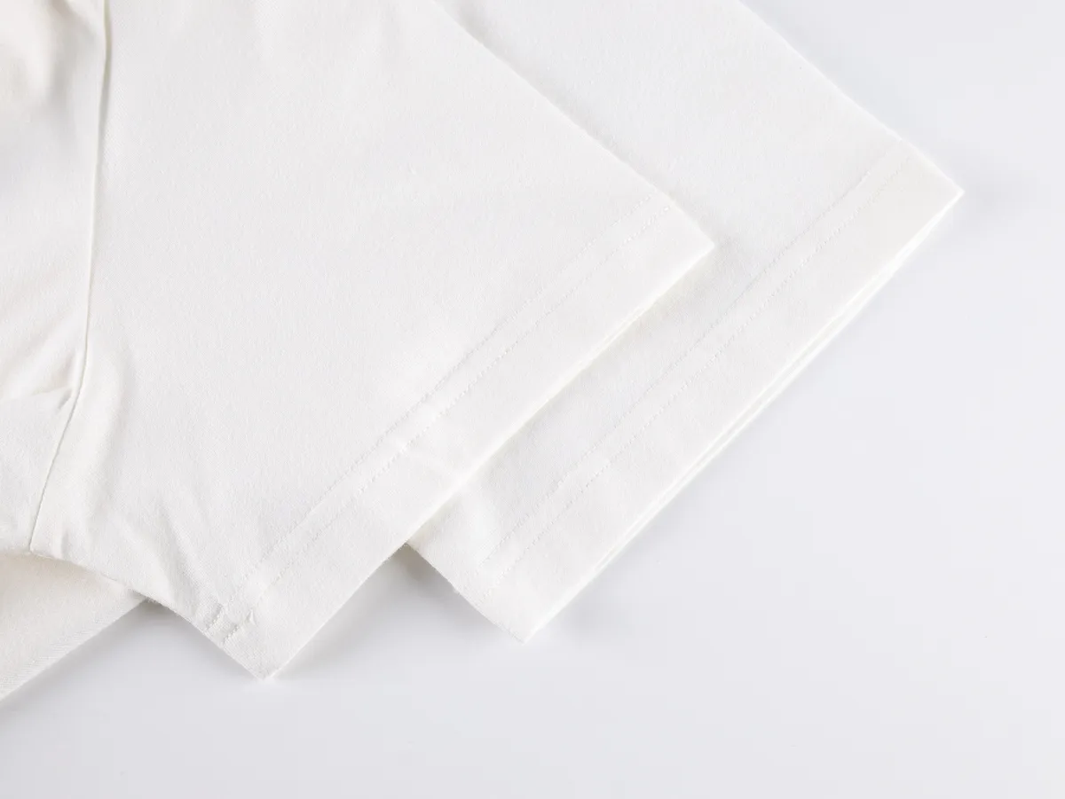 Color-Block Embroidered T-Shirt - Short Sleeve
