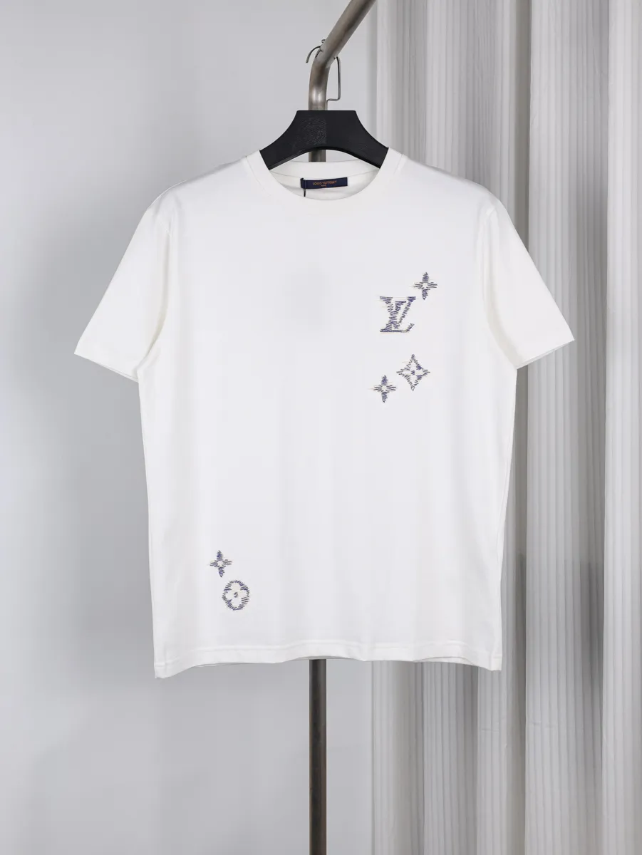 Color-Block Embroidered T-Shirt