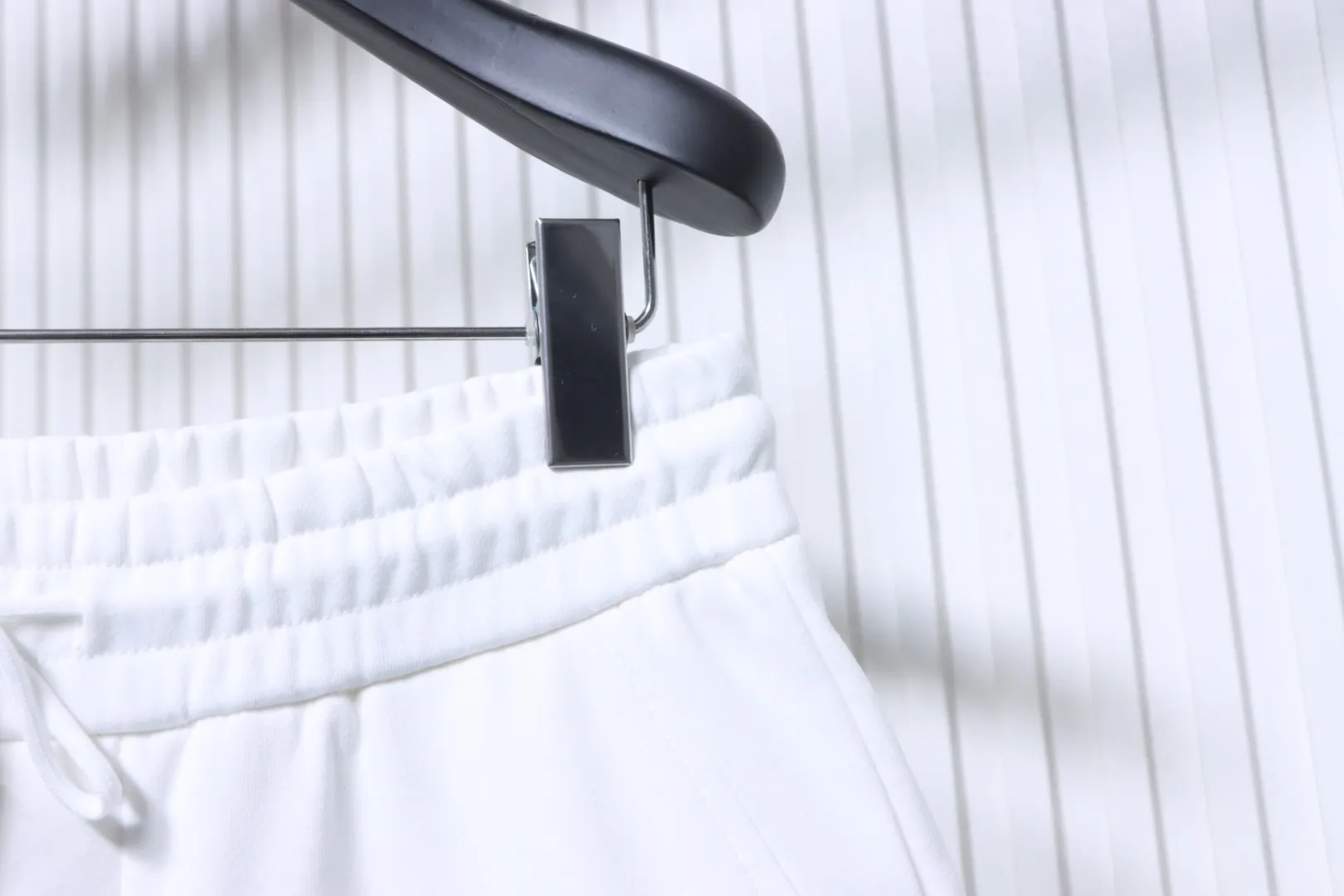 Cross Embroidery Logo Shorts - Angled Waistline
