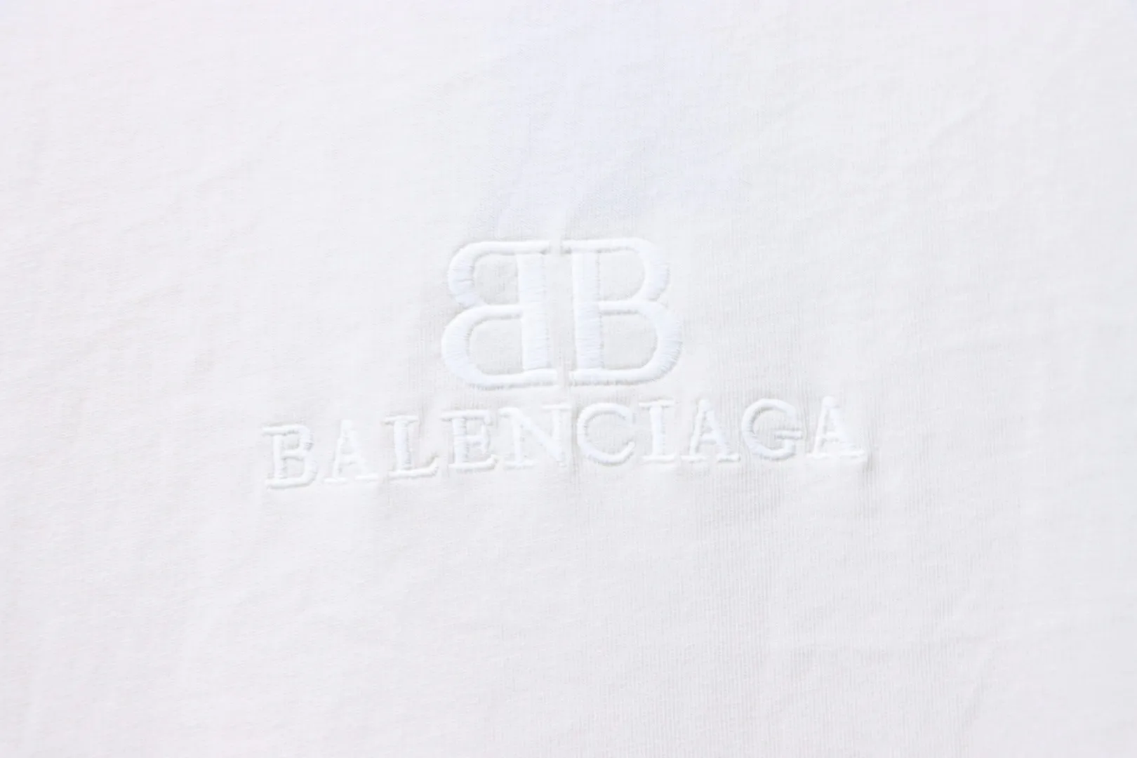 Double-B Embroidered Crew Neck T-Shirt - Brand Logo