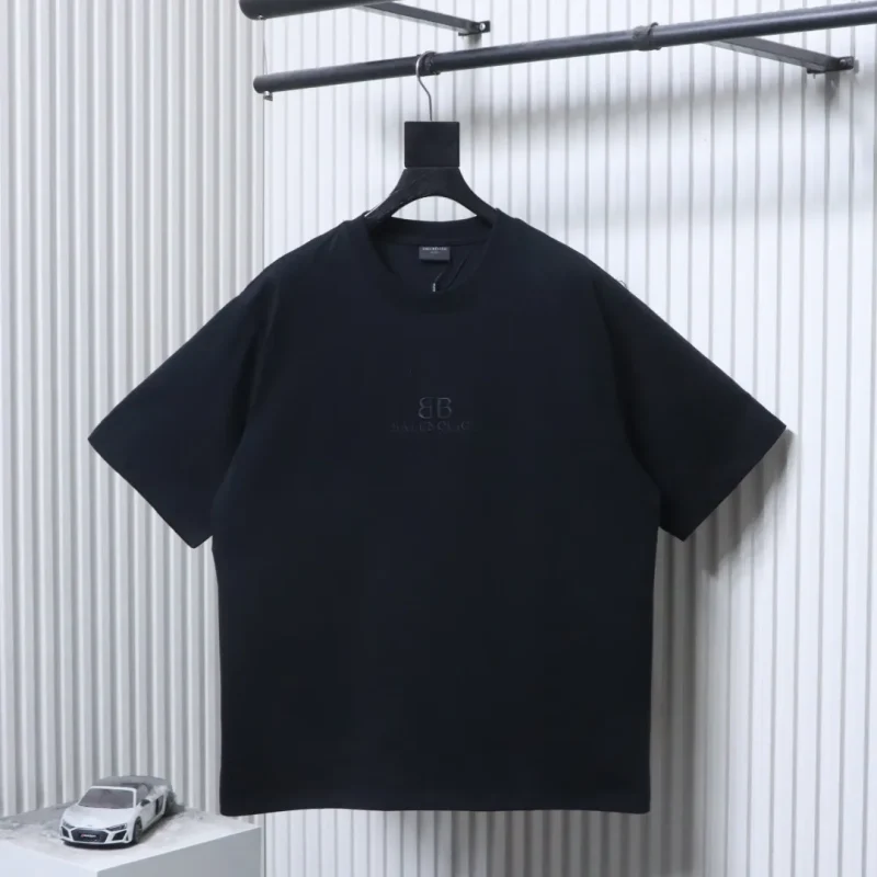 Double-B Embroidered Crew Neck T-Shirt