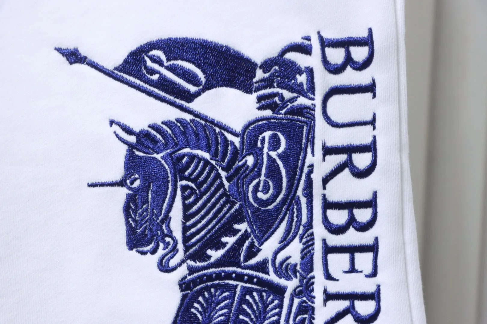 Equestrian Embroidered Shorts - Brand Logo
